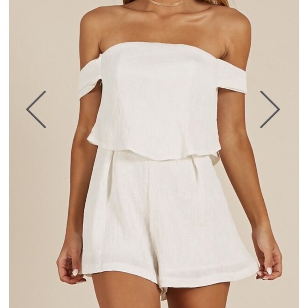 The Greatest Day Playsuit in White